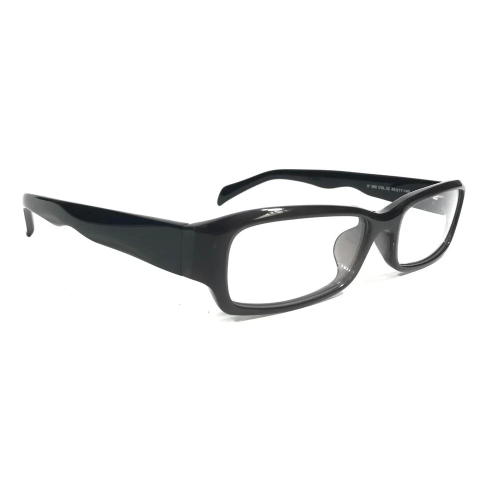 Iyoko-Inyake Eyeglasses Frames IY260 COL.22 Black Rectangular Full Rim 55-17-140